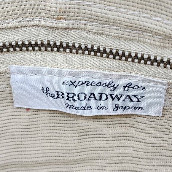 Vintage Woven Straw Clutch With Tassel Zip Closure Made In Japan By The Broadway - Picture 3 of 4